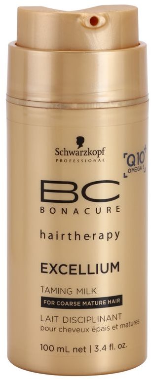 Schwarzkopf Professional BC Bonacure Excellium Taming mleczko wygładzające do ochrony włosów przed wysoką temperaturą
